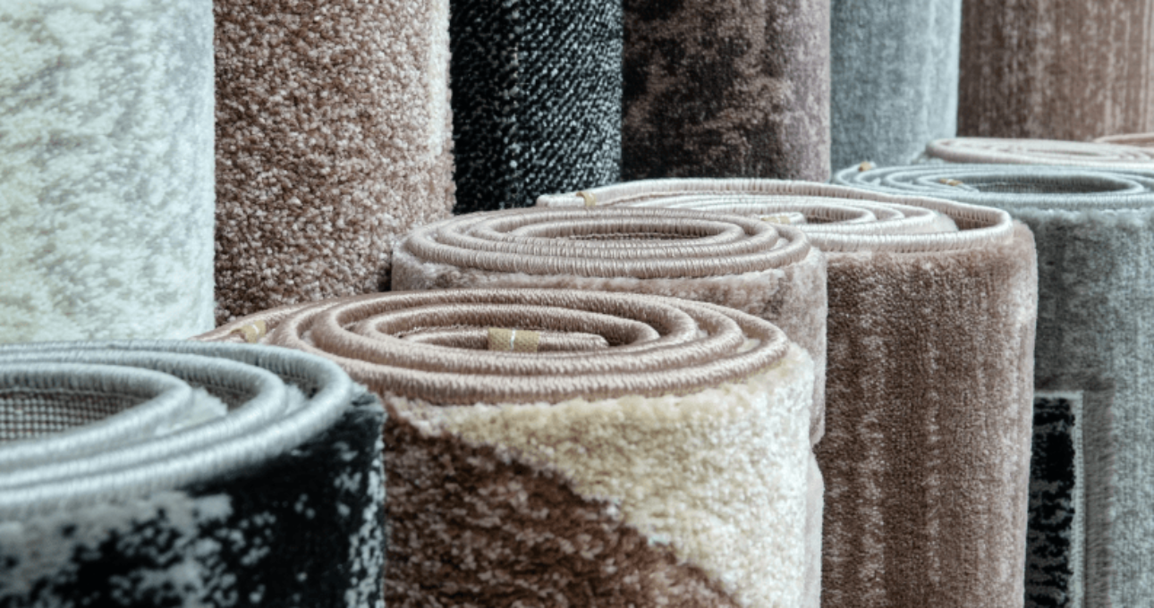 rolls of carpet