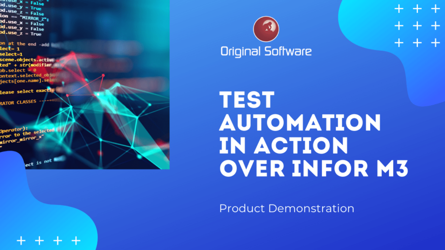 Test Automation in Action over Infor M3