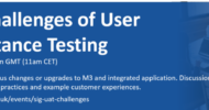 Challenge of user acceptance testing