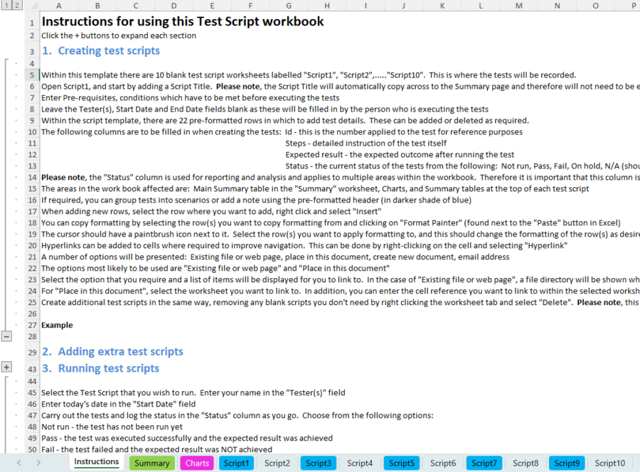 Spreadsheets vs Test Management software | Original Software