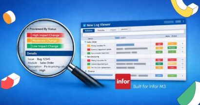 Infor M3 Change Log Viewer - new feature in Original Software Platform